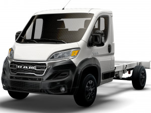 RAM Promaster Chassis Truck Single Cab 3450WB 2023 3D 模型