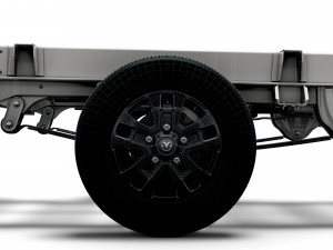 RAM Promaster Chassis Truck Single Cab 3450WB 2023 3D 模型