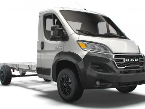RAM Promaster 섀시 트럭 단일 운전실 4035 WB 2023 3D 모델