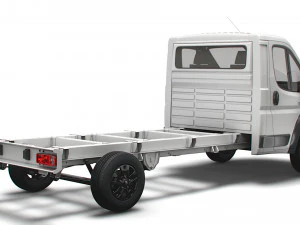RAM Promaster Chassis Truck Single Cab 4035 WB 2023 3D Model