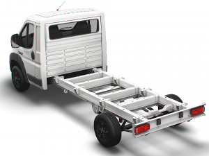 RAM Promaster Chassis Truck Single Cab 4035 WB 2023 3Dモデル