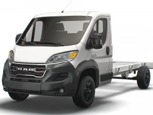 RAM Promaster Chassis Truck Single Cab 4035 WB 2023 3D Model