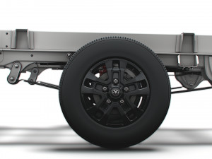 RAM Promaster Chassis Truck Single Cab 4035 WB 2023 3Dモデル