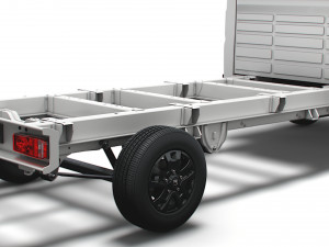 RAM Promaster Chassis Truck Single Cab 4035 WB 2023 3Dモデル