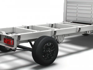 RAM Promaster Chassis Truck Single Cab 4035 WB 2023 3D Model