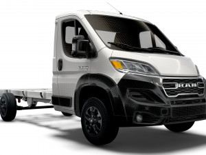 RAM Promaster Chassis Truck Single Cab 4035 WB 2023 3Dモデル