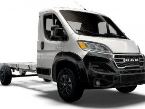 RAM Promaster Chassis Truck Single Cab 4035 WB 2023 3D Model