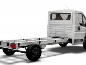 RAM Promaster Chassis Truck Single Cab 4035 WB 2023 3Dモデル