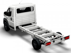 RAM Promaster Chassis Truck Single Cab 4035 WB 2023 3Dモデル