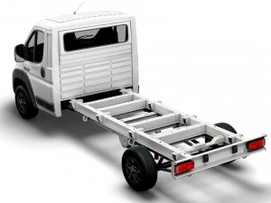 RAM Promaster Chassis Truck Single Cab 4035 WB 2023 3D Model