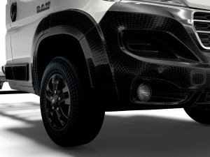 RAM Promaster Chassis Truck Single Cab 4035 WB 2023 3Dモデル