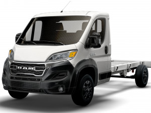 RAM Promaster Chassis Truck Single Cab 4035 WB 2023 3Dモデル
