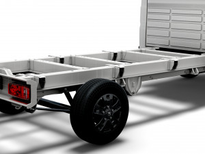 RAM Promaster Chassis Truck Single Cab 4035 WB 2023 3Dモデル