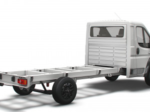 RAM Promaster Chassis Truck Single Cab 4300WB 2023 3D मॉडल