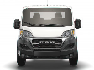 RAM Promaster Chassis Truck Single Cab 4300WB 2023 3D मॉडल