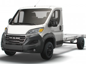 RAM Promaster Chassis Truck Single Cab 4300WB 2023 3D मॉडल