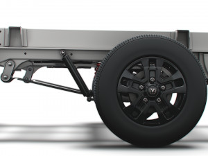 RAM Promaster Chassis Truck Single Cab 4300WB 2023 3D मॉडल