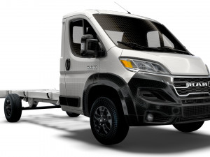 RAM Promaster Chassis Truck Single Cab 4300WB 2023 3D मॉडल