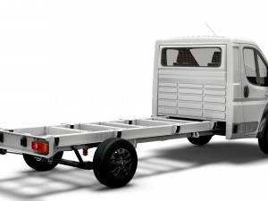 RAM Promaster Chassis Truck Single Cab 4300WB 2023 3D मॉडल