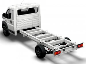 RAM Promaster Chassis Truck Single Cab 4300WB 2023 3D मॉडल