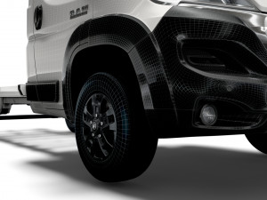 RAM Promaster Chassis Truck Single Cab 4300WB 2023 3D मॉडल