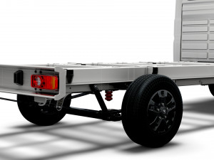 RAM Promaster Chassis Truck Single Cab 4300WB 2023 3D मॉडल