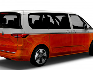 Volkswagen Multivan eHybrid T7 2023 3D 모델