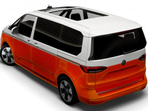Volkswagen Multivan eHybrid T7 2023 3D Model