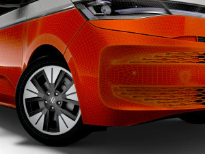 Volkswagen Multivan eHybrid T7 2023 3D Model