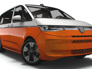 Volkswagen Multivan eHybrid Long T7 2023 3D Model