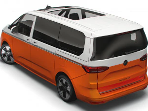 Volkswagen Multivan eHybrid Long T7 2023 3D Model