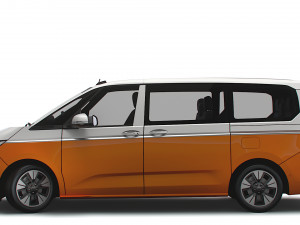 Volkswagen Multivan eHybrid Long T7 2023 3D Модель