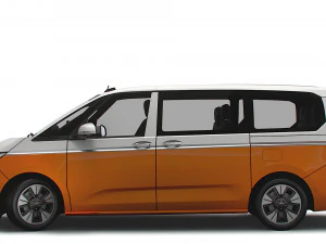 Volkswagen Multivan eHybrid Long T7 2023 3D Model
