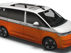 Volkswagen Multivan eHybrid Long T7 2023 3D Модель