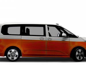 Volkswagen Multivan eHybrid Long T7 2023 3D Модель