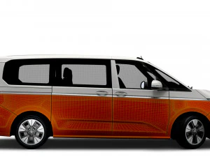 Volkswagen Multivan eHybrid Long T7 2023 3D Model