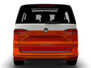 Volkswagen Multivan eHybrid Long T7 2023 3D Модель