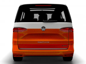 Volkswagen Multivan eHybrid Long T7 2023 3D Model