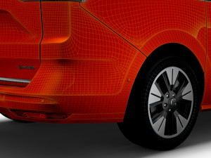 Volkswagen Multivan eHybrid Long T7 2023 3D Модель