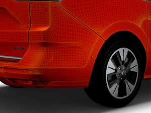 Volkswagen Multivan eHybrid Long T7 2023 3D Model