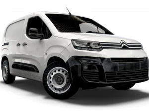 Citroen E Berlingo Van SWB 2022 3D Model