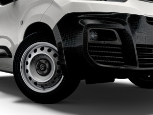 Citroen E Berlingo Van SWB 2022 3D 模型