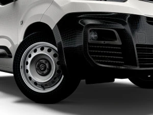 Citroen E Berlingo Van SWB 2022 3D Model