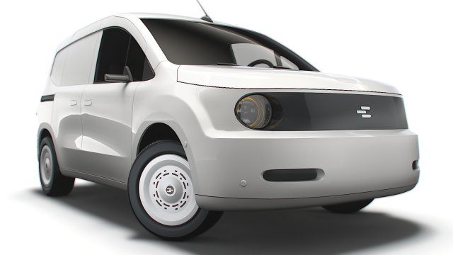 Generic EV Small Van SWB 2023 Modelo 3D .c4d .max .obj .3ds .fbx .stl .blend 
