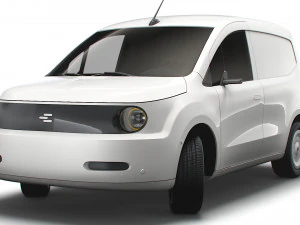 Generic EV Small Van SWB 2023 3D Model