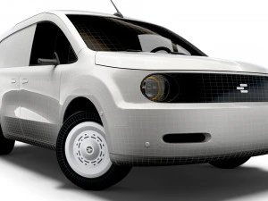 Generic EV Small Van SWB 2023 3D Model