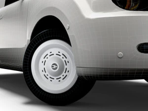 Generic EV Small Van SWB 2023 3D Model