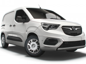 Opel E Combo SWB Limited Edition Van 2022 3D Model