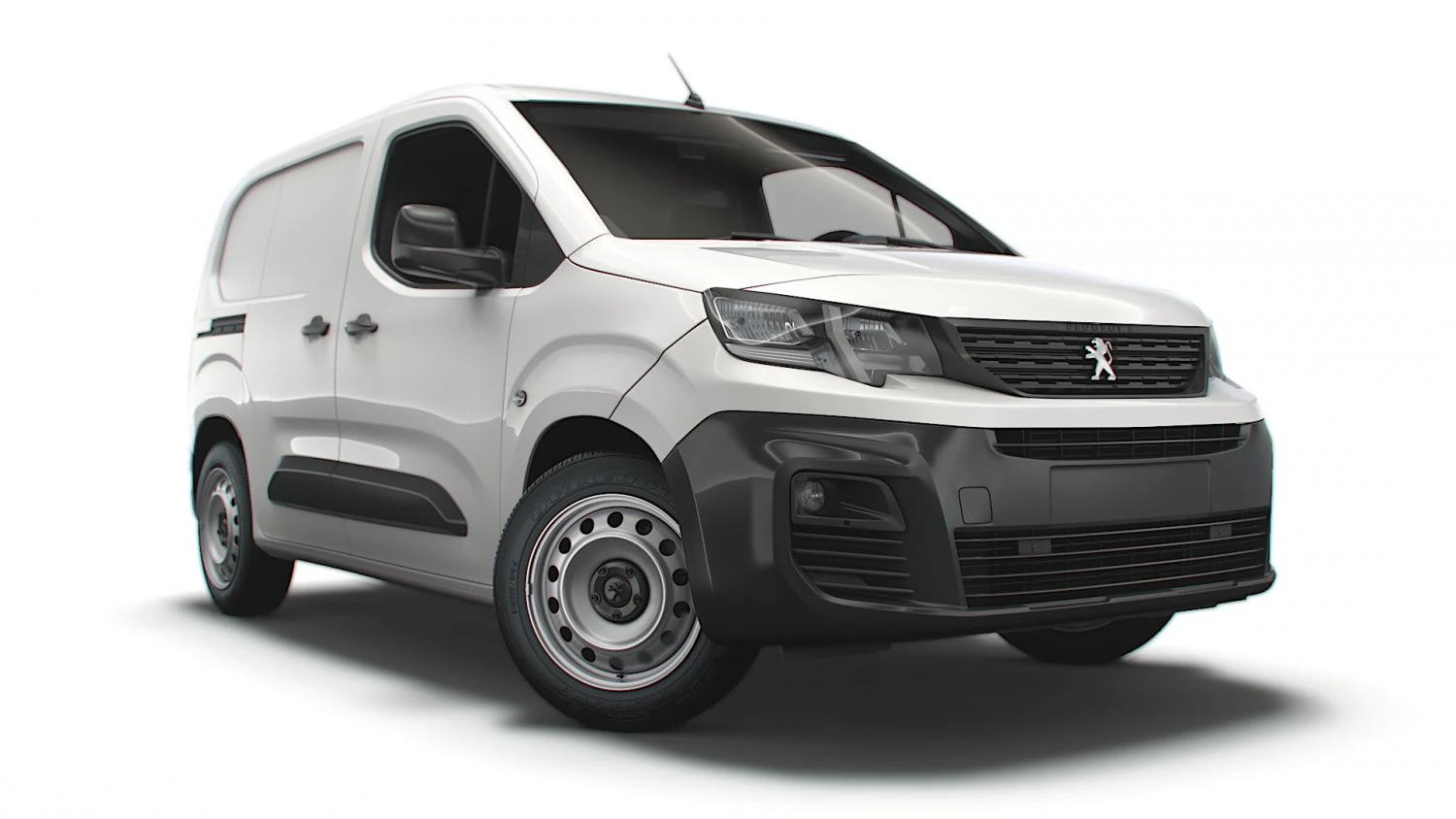 Peugeot E Partner Van SWB 2022 3D Model .c4d .max .obj .3ds .fbx .stl .blend