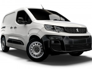 Peugeot E Partner Van SWB 2022 3D Model